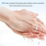Vikye Smart Ring Health Tracker, IP68 Water Sleep Tracking Wearable Health Rings, Health Fitness Tracker Rings for Men Women, with APP, Silver (13#) - Image 3