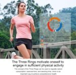 Vikye Smart Ring Health Tracker, IP68 Water Sleep Tracking Wearable Health Rings, Health Fitness Tracker Rings for Men Women, with APP, Silver (13#) - Image 6