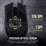 Corsair Harpoon PRO RGB Wired Lightweight FPS/MOBA Gaming Mouse – 12,000 DPI – 6 Programmable Buttons – iCUE Compatible – PC, Mac, PS5, PS4, Xbox – Black - Image 5