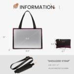 LOVEVOOK Laptop Bag for Women 15.6 Inch Tote Work Professional Leather Computer Briefcase Waterproof Handbag Shoulder Large Capacity Business Teacher Office Crossbody Purse - Image 5