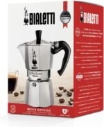 Bialetti Moka Express Iconic Italian Stovetop Espresso Maker (Natural Silver, 6 Cups) - Image 5