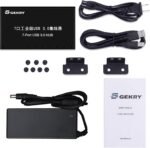 USB 3.0 Hub, USB Data Hub, Metal Case Mountable 7-Port Powered USB Hub 3.0 with 36W AC Adapter-Type A - Image 5