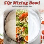 CUSIMAX Stand Mixer, Dough Mixer with Digital Switch Control Timer 15mins & 8-Speed, 5-Quart 650W kitchen Electric Mixer, Tilt-Head with handle, Dough Hook, Wire Whip & Beater, Grey - Image 5