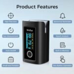 Wellue Fingertip Pulse Oximeter, Blood Oxygen Saturation Monitor with Batteries, Carry Bag & Lanyard for Wellness Use - Image 3