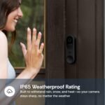 Luna Doorbell Camera Wireless, AI Human/Package Detection, Instant Alerts, Night Vision, 2-Way Audio, Battery/Wired Powered, Cloud Storage, 2.4GHz Wi-Fi Smart Video Doorbell with Chime - Image 5
