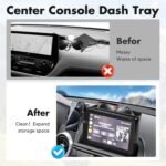 FIILINES Phone Holder for Mazda MX-5 Miata 2016-2023/CX-3 2016-2021/Mazda 3 2014-2016 (Fit 7" Screen), Phone Mount with Dash Organizer for CX3 Accessories, 360 Degree Rotation Dash Mount - Image 4