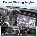 FIILINES Phone Holder for Mazda MX-5 Miata 2016-2023/CX-3 2016-2021/Mazda 3 2014-2016 (Fit 7" Screen), Phone Mount with Dash Organizer for CX3 Accessories, 360 Degree Rotation Dash Mount - Image 5