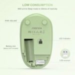 seenda Wireless Mouse, 2.4G Noiseless Mouse with USB Receiver Portable Computer Mice for PC, Tablet, Laptop with Windows System (Olive Green) - Image 4