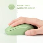 seenda Wireless Mouse, 2.4G Noiseless Mouse with USB Receiver Portable Computer Mice for PC, Tablet, Laptop with Windows System (Olive Green) - Image 5