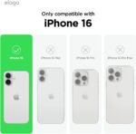 elago Compatible with iPhone 16 Case, Premium Liquid Silicone Case, Full Body Protective Cover, Shockproof, Slim Phone Case, Anti-Scratch Soft Microfiber Lining, 6.1 inch (Black) - Image 3