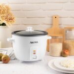 AROMA® Rice Cooker, 8-Cup (Uncooked) / 16-Cup (Cooked), Pot-Style Rice Cooker and Soup Warmer with One-Touch Control, 4 Qt, White, ARC-368NG - Image 4