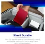 1TB External Hard Drive USB 3.0, Portable 2.5-Inch External HDD Backup Storage for Laptop, PC, Mac, Gaming Console (PS3/PS4) – Blue - Image 4