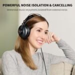 JOYO Studio Headphones Monitor Headphone for Recording Over Ear Noise Canceling for Guitar Cellphone Mixer Amplifier Podcast DJ and Keyboard Piano (JMH-02) - Image 3
