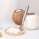 3PCS Coconut Scraper,Melon Scraper Filipino,Fish Scaler Remover,Melon Scraper,Multi Purpose Melon Grater for Kitchen,Planer Peeler Remover for Kitchen - Image 4