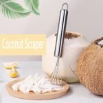 3PCS Coconut Scraper,Melon Scraper Filipino,Fish Scaler Remover,Melon Scraper,Multi Purpose Melon Grater for Kitchen,Planer Peeler Remover for Kitchen - Image 5
