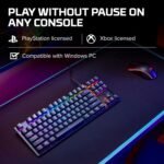 HyperX Alloy Origins Core - Tenkeyless Mechanical Gaming Keyboard, Software Controlled Light & Macro Customization, Compact Form Factor, RGB LED Backlit, Tactile HyperX Aqua Switch,Black - Image 6