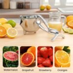Manual Lemon Juicer, 2026 Heavy Duty Aluminum Alloy Fresh Fruit Juice Squeezer, Citrus Juicer Hand Press, Manual Juice Squeezer for Home, Kitchen, Restaurant (1) - Image 5