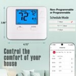 WiFi Thermostats for Home Single-Stage 1Heat/ 1Cool, APP Remote Control, 7-Day or 0-Day Programmable. (C-Wire Required) - Image 3