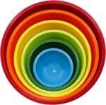 Classic Mixing Bowl Set, Microwave and Dishwasher Safe,Ideal for Baking, Prepping, Cooking and Serving Food (Set of 6) (Red) - Image 5