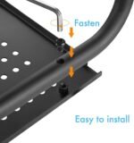 HUANUO Monitor Stand Riser for Desk, Laptop Stand, Laptop Shelf w/Vented Metal, Desktop Computer Stand Desk Organizer for Laptop, PC, Printer - Image 5