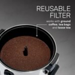 Homecraft 100-Cup Coffee Urn and Hot Beverage Dispenser with Dripless Faucet, Quick-Brewing, Stainless Steel - Image 4