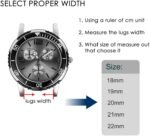 BISONSTRAP Watch Strap 18mm 19mm 20mm 21mm 22mm, Quick Release Silicone Watch Bands for Men Women - Image 4