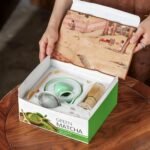 Matcha Whisk Set, Matcha Bowl with Spout, Tea Brush Stand, Stainless Steel Sifter, Matcha Whisk Holder - 8 Pcs Green Matcha Kit Set for Matcha Lover Ideal Holiday Gift, Tea Making Tools - Image 4