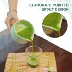 Matcha Whisk Set, Matcha Bowl with Spout, Tea Brush Stand, Stainless Steel Sifter, Matcha Whisk Holder - 8 Pcs Green Matcha Kit Set for Matcha Lover Ideal Holiday Gift, Tea Making Tools - Image 7