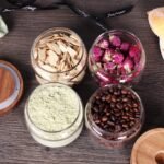8 Pcs Spice Containers - 8.5oz Glass Spice Jars With Acacia Airtight Lid and Labels - Stackable Empty Round Spice Bottles for kitchen Seasoning, coffee bean, tea, suger, herbs - Image 4