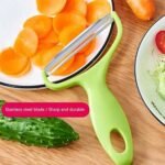 Green Cabbage Shredder,Vegetable Cutter Cabbage Slicer,Stainless Steel Fruit Vegetable Potato Peeler Graters Kitchen Must Have for Home Restaurants Kitchen Utensils (18 * 12cm) - Image 4