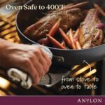 Anolon Advanced Home Hard-Anodized Nonstick Wide Stock Pot/Stockpot (7.5-Quart, Moonstone) - Image 4