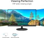 ASUS VP229Q 21.5” Monitor, 1080P Full HD, 75Hz, IPS, FreeSync/Adaptive-Sync, Eye Care, HDMI DisplayPort VGA, Frameless, VESA Wall Mountable Black - Image 3