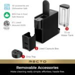 CHULUX RectoCafé Espresso Machine for Nespresso Original Capsule Pod, 20 Bar Professional Italian Pump Coffee Machine, Extra Mini Espresso Maker for Home & Office, Black - Image 6