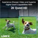 Lorex 2K Wireless WiFi Smart Video Doorbell Camera w/No Subscription Fee - Smart Security Lighting, Night Vision, Battery-Powered, Motion Detection (Black) - Image 3