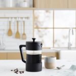 Oggi Borosilicate Glass French Press Coffee Maker (34oz)- 8 Cup Capacity, Coffee Press, Single Serve Coffee Maker, Stainless Steel Lid & Plunger, Make Great Coffee Gifts - Image 7