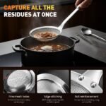 Stainless Steel Fine Mesh Strainer, Stainless Steel Oil Strainer, 2026 Upgrade Extra Fine Mesh Strainer with Handle, Kitchen Gadget for Oil Filter, Skimming Grease, Foam (Silver, Small) - Image 4