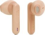 JBL Vibe Flex True Wireless Earbuds – Bluetooth Earphones with Deep Bass Sound, IP54 Water & Dust Resistant, Long Battery Life, Voice Assistant Compatible, Open-Ear Design (Beige) - Image 3