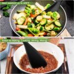 Large Cooking Spoons for Serving. 11.2" Nonstick Silicone Spoonula with Wooden Handle, Heat Resistant Rubber Serving Spatula Spoon for Baking,Scooping and Scraping. - Image 3