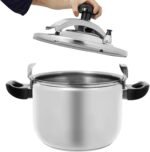 Pressure Cooker, 27.47qt Stainless Steel Pressure Stewing Pot, Silver Cooktop Pressure Cookers with Handle/Top Knob for Electric/Ceramic/Gas/Induction Stove - Image 6