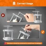 JOREST Watch Press Tool Set, Back Case Closer for Closing the Cover, Watch Battery Replacement, Watch Opener Remover, Repair Kit for Watches with A Pry Opening, Only for Round Dials - Image 4