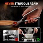 Multi-Purpose Hot Plate Grippers Set, Anti-Scald Bowl & Dish Holder Clips, Non-Slip Kitchen Gripper Tongs (4pc) - Image 3