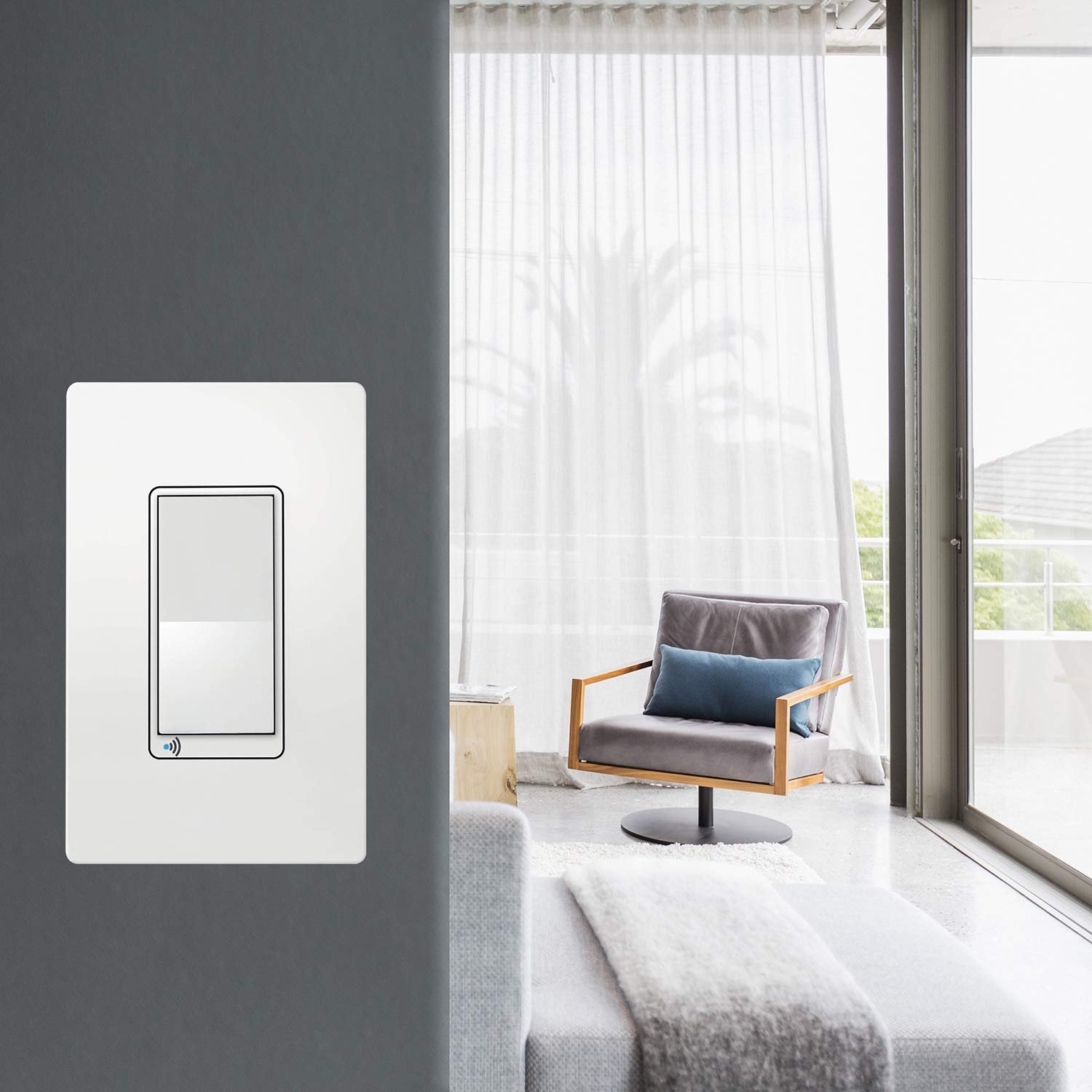 TOPGREENER Smart Light Switch, UL Listed, Neutral Wire Required, Single Pole or 3-Way, No Hub Required, Works with Amazon Alexa and Google Assistant, TGWF15S, 2 Pack - Image 7