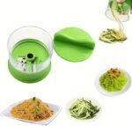 1PC Multi-Functional Kitchen Spiral Grater, Rotating Carrot Cucumber Peeler and Spiralizer, Vegetable Cutter - Image 3
