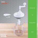 Salsa Maker, Food Chopper, Mixer and Blender - Salsa Master Manual Food Processor - Image 4