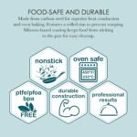 Chicago Metallic Professional Non-Stick 8-Piece Bakeware Set, Silver - Image 4