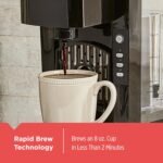 BLACK+DECKER Family Single Serve K-Cup Brewer: Large 50oz Water Reservoir, Versatile Ground Coffee & K-Cup Compatibility, Adjustable Tray for Travel Mugs - Image 4