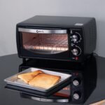 Countertop Small 4 Slice Toaster Oven, Compact 9.6L Small Toaster Oven, Even Heating, For Toast, 8" Pizza，Bake and Broil in Apartment, Dorm, Suitable For 2-3 Persons - Image 4