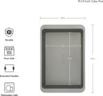 KitchenAid Nonstick Swiss Engineered Aluminized Steel Cake Pan, Dishwasher Safe, Contour Silver, 9 x 13 Inch - Image 3
