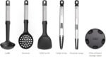 Joseph Joseph Elevate Fusion 5-piece Silicone Utensil Set with Storage Stand, Stainless Steel - Image 3