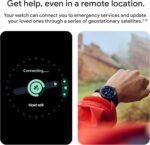 Google Pixel Watch 4 (45mm) - Android Smartwatch with Heart Rate and Sleep Tracking - 40-Hour Battery - Fitness Tracking - Google AI - Matte Black Aluminum Case - Obsidian Active Band - Wi-Fi - Image 6